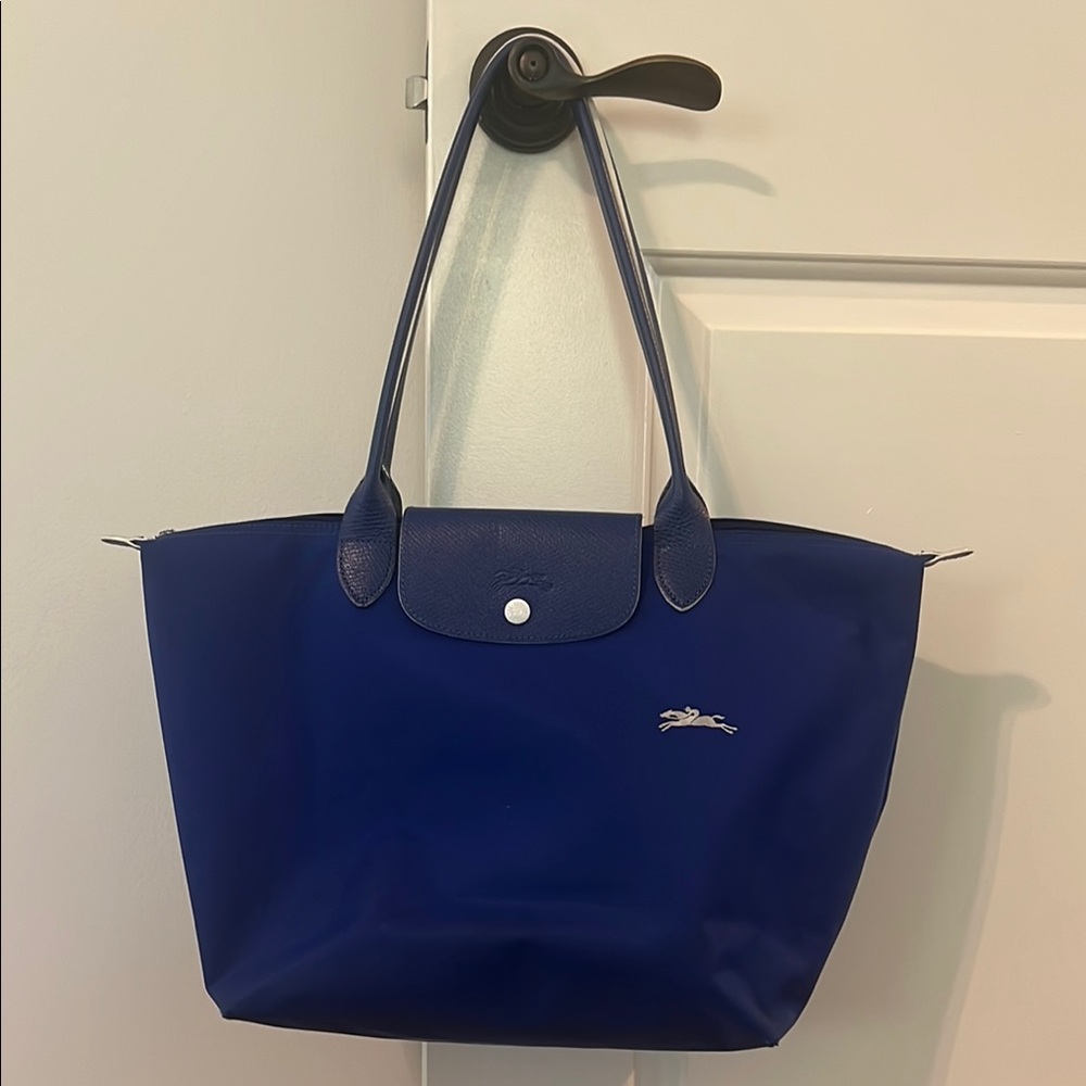 Longchamp Blue Large Tote Bag